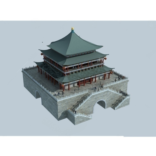 中式古建3D模型